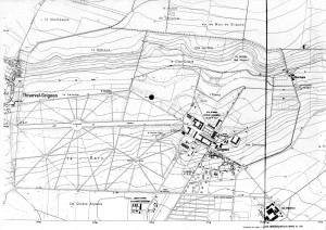 Plan du domaine de Grignon en 1968