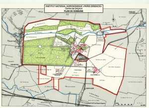 Plan du domaine en 1985