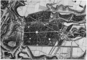 Plan du domaine de Grignon vers 1787