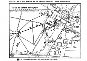 (Plan du sentier écologique de 1987)