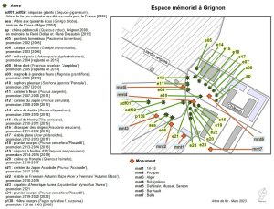 (plan de l'espace mémoriel)